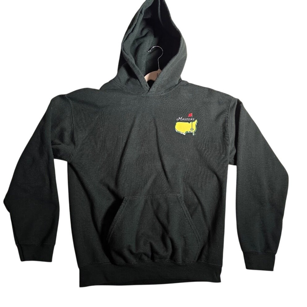 Masters Golf Champions Hoodie Black Sweatshirt 1934-2025 Men Medium L/S Fleece
